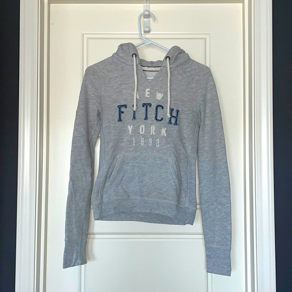 Gray Abercrombie hoodie